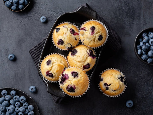 Zitronen-Blaubeer-Muffins - 123 Aromen